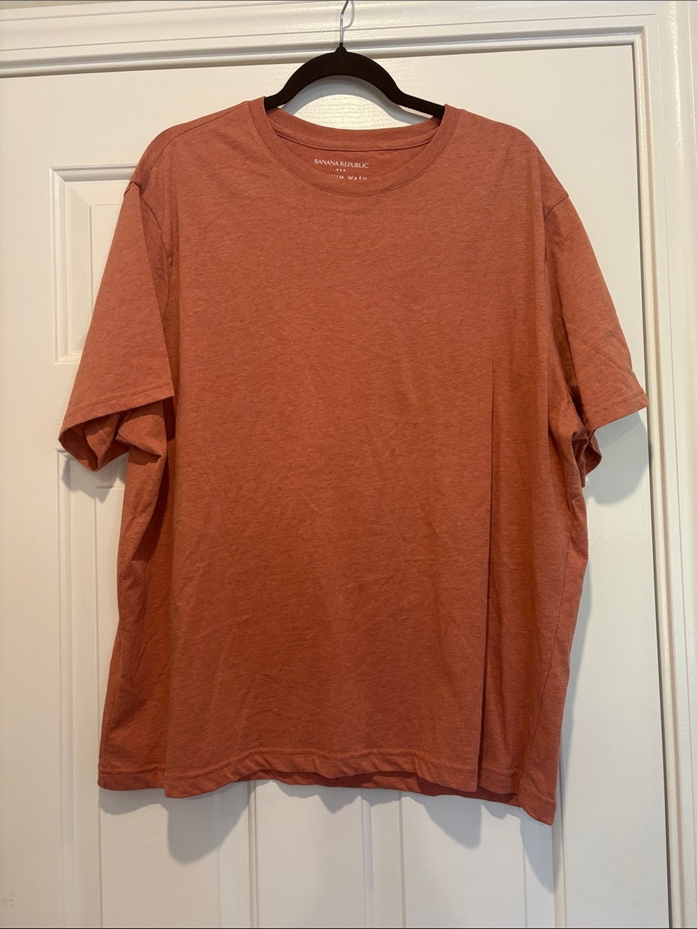 Banana Republic Premium Wash Tee — Burnt Sienna